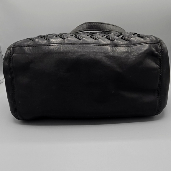 COACH NorthSouth Woven Leather Tote - Picture 4 of 7